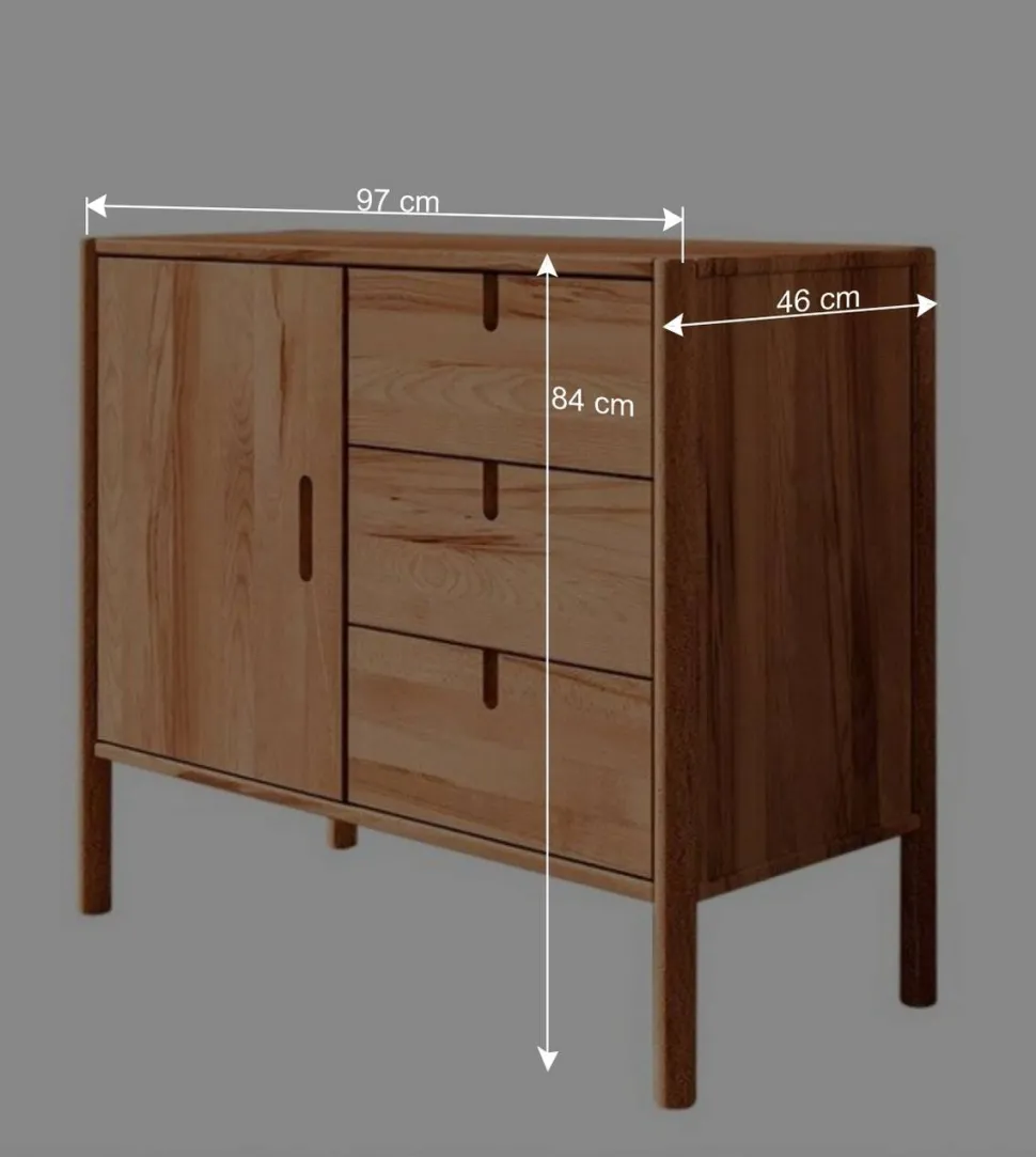 97x84x46 Kommode mit Bodenfreiheit - Indrya