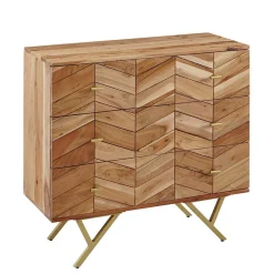 90x87x40 Kommode mit Fischgrät Design Front - Ishi