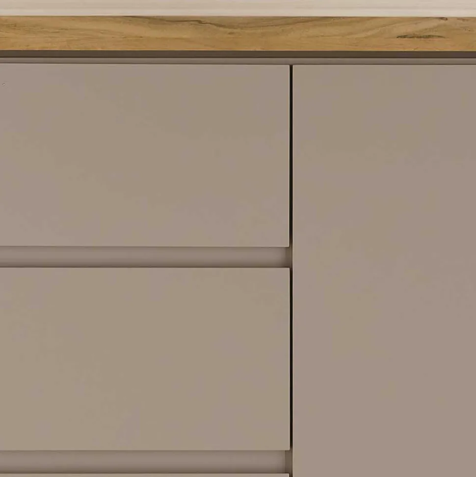 100x104x40 Kommode mit vier Schubladen & Tür - Anja