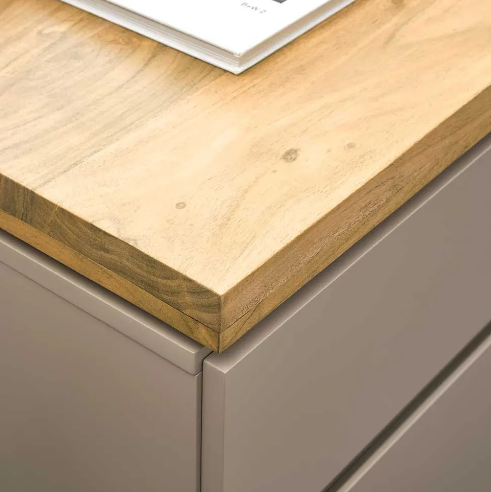 100x104x40 Kommode mit vier Schubladen & Tür - Anja