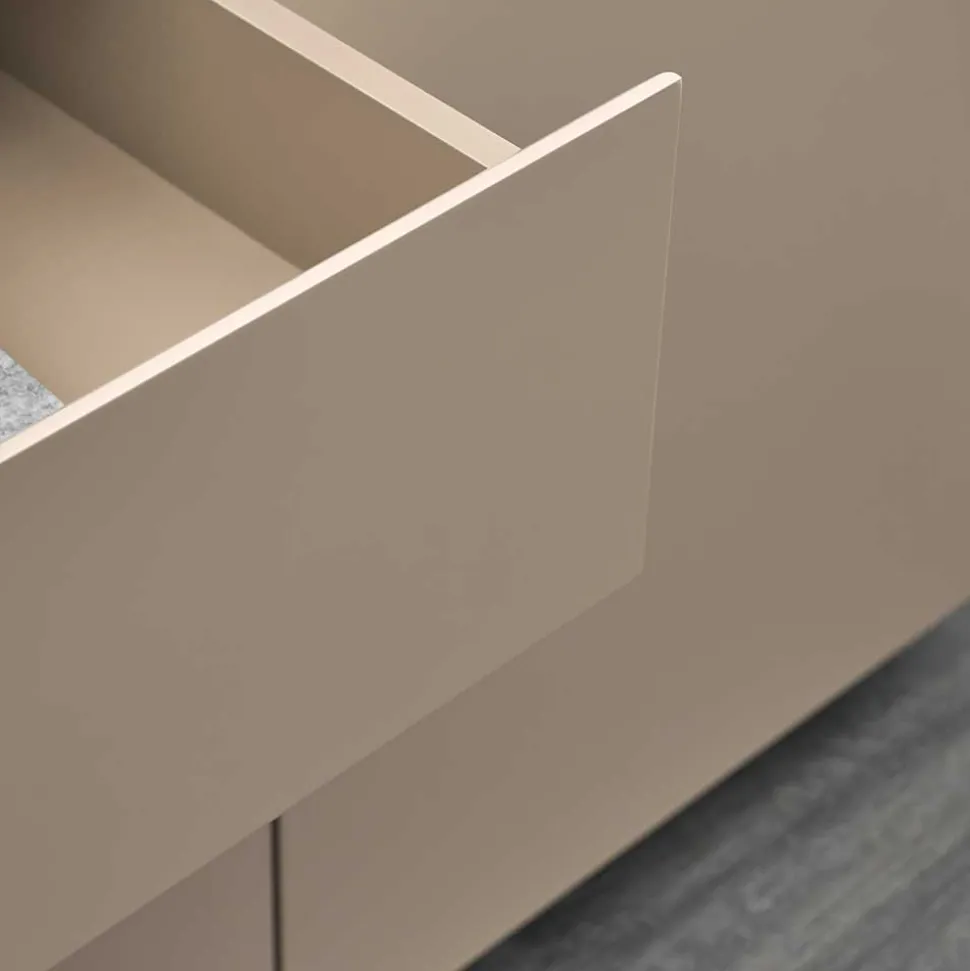 100x104x40 Kommode mit vier Schubladen & Tür - Anja