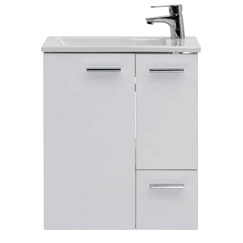 50x60x25 Komplett-Waschtisch in Weiß - Ernossi