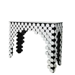 111x92x36 Konsolen Tisch aus Spiegelglas - Salva