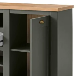 152x83x45 Landhaus Anrichte in Graugrün - Eylan