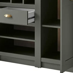 152x83x45 Landhaus Anrichte in Graugrün - Eylan