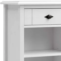 55x149x35 Landhaus Badregal in Weiß - Satumare