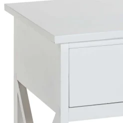 46x60x35 Landhaus Beistelltisch mit Schublade - Liv