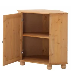 50x78x33 Landhaus Eckschrank aus Kiefer - Lugsca