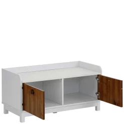 92x46x45 Landhaus Flurbank mit zwei Türen - Efalias