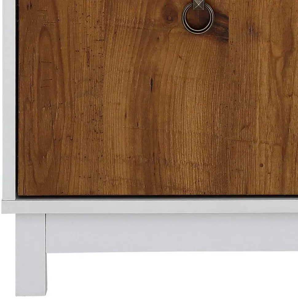 92x46x45 Landhaus Flurbank mit zwei Türen - Efalias