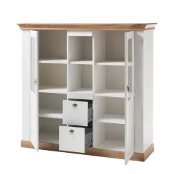 148x139x44 Landhaus Highboard zweifarbig - Diatara