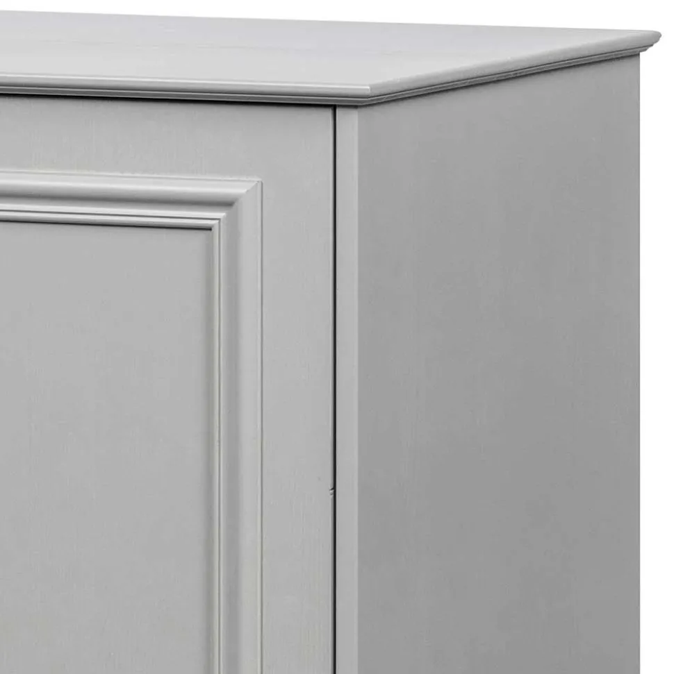 98x93x55 Landhaus Kommode in Schlamm Grau - Vrenman