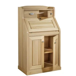 70x120x45 Landhaus Sekretär in Eiche - Mapilia