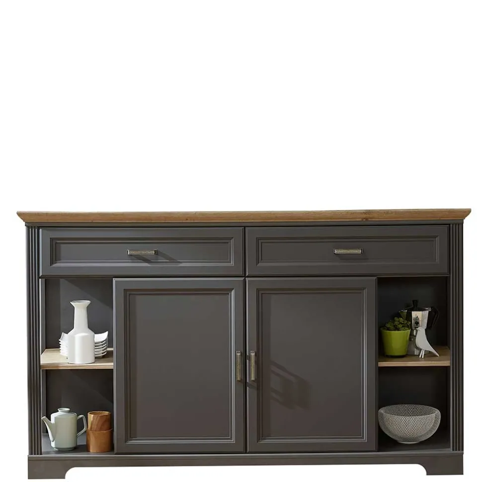 171x102x48 Landhaus Sideboard in Grau - Thumbs