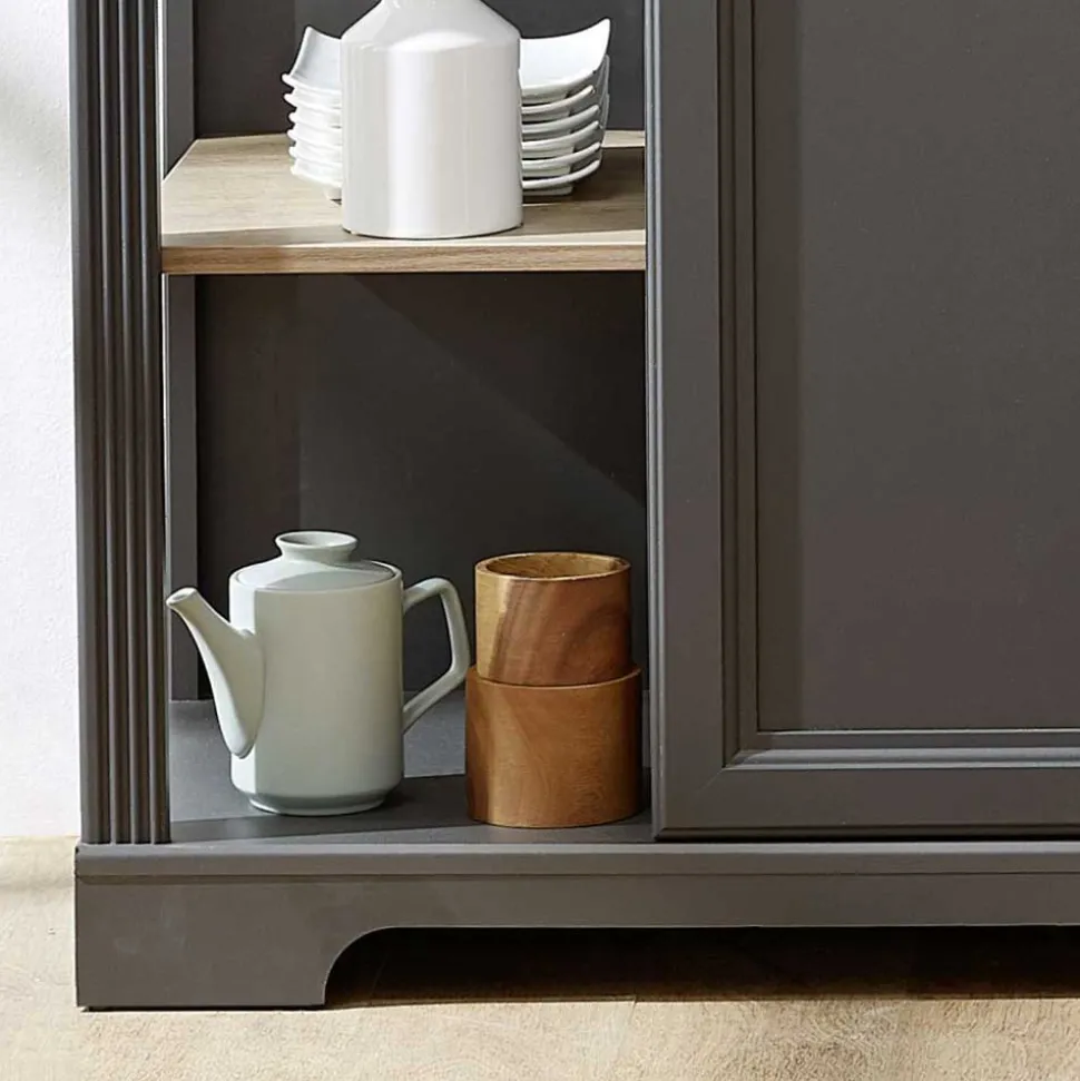 171x102x48 Landhaus Sideboard in Grau - Thumbs