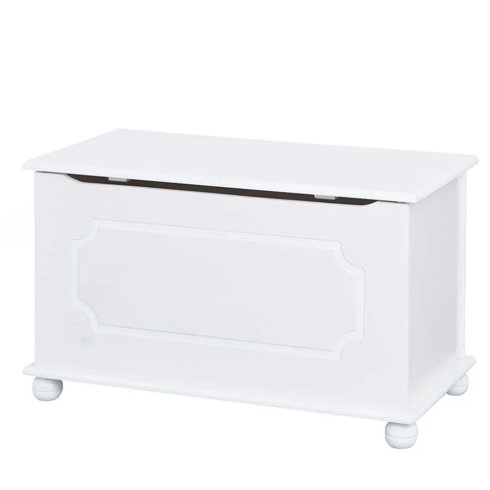 89x53x47 Landhaus Truhe in Weiß - Vaslui