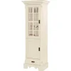 70x203x45 Landhaus Vitrine in Creme - Rospus