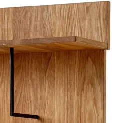 42x135x20 Massivholz Garderobe Paneel aus Eiche - Kopiana