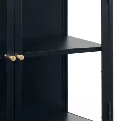 170x85x40 Metall Sideboard mit vier Glastüren - Butoaie