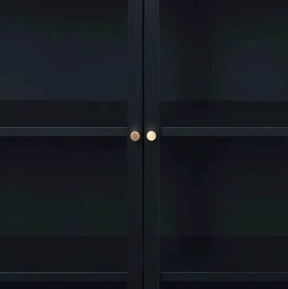 110x140x40 Metallschrank mit Glastüren - Butoaie