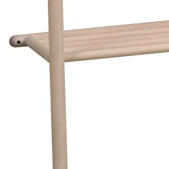 91x181x39 Minimalistische Garderobe in White Wash - Ulvinzo