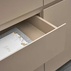 150x86x40 Moderne Kombi-Kommode in Taupe - Anja