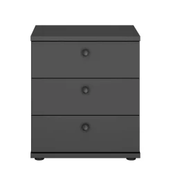 50x57x36 Nachtkommode in Dunkelgrau - Mataram