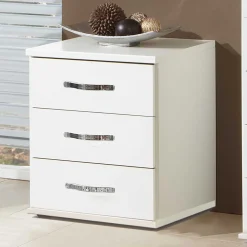 46x58x40 Nachtkommode mit drei Schubladen - Miracella