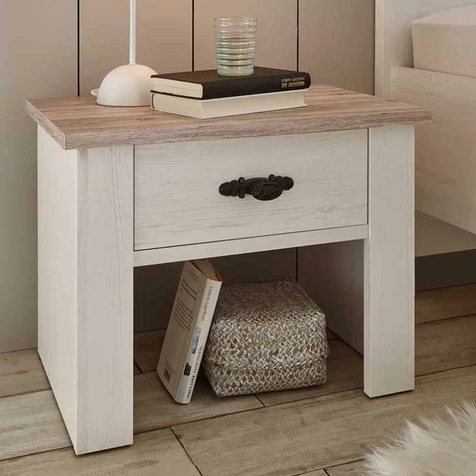 58x45x40 Nachtkonsole mit Schublade - Nedita