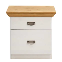 58x57x48 Nachttisch in Kiefer & Weiß - Sibiuta