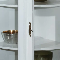 52x112x52 Niedrige Eckvitrine im Vintage Look - Zarinas