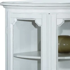 52x112x52 Niedrige Eckvitrine im Vintage Look - Zarinas