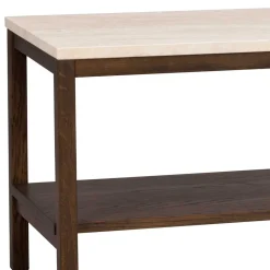 140x45x40 Offenes Regal in Beige Travertin - Calumha