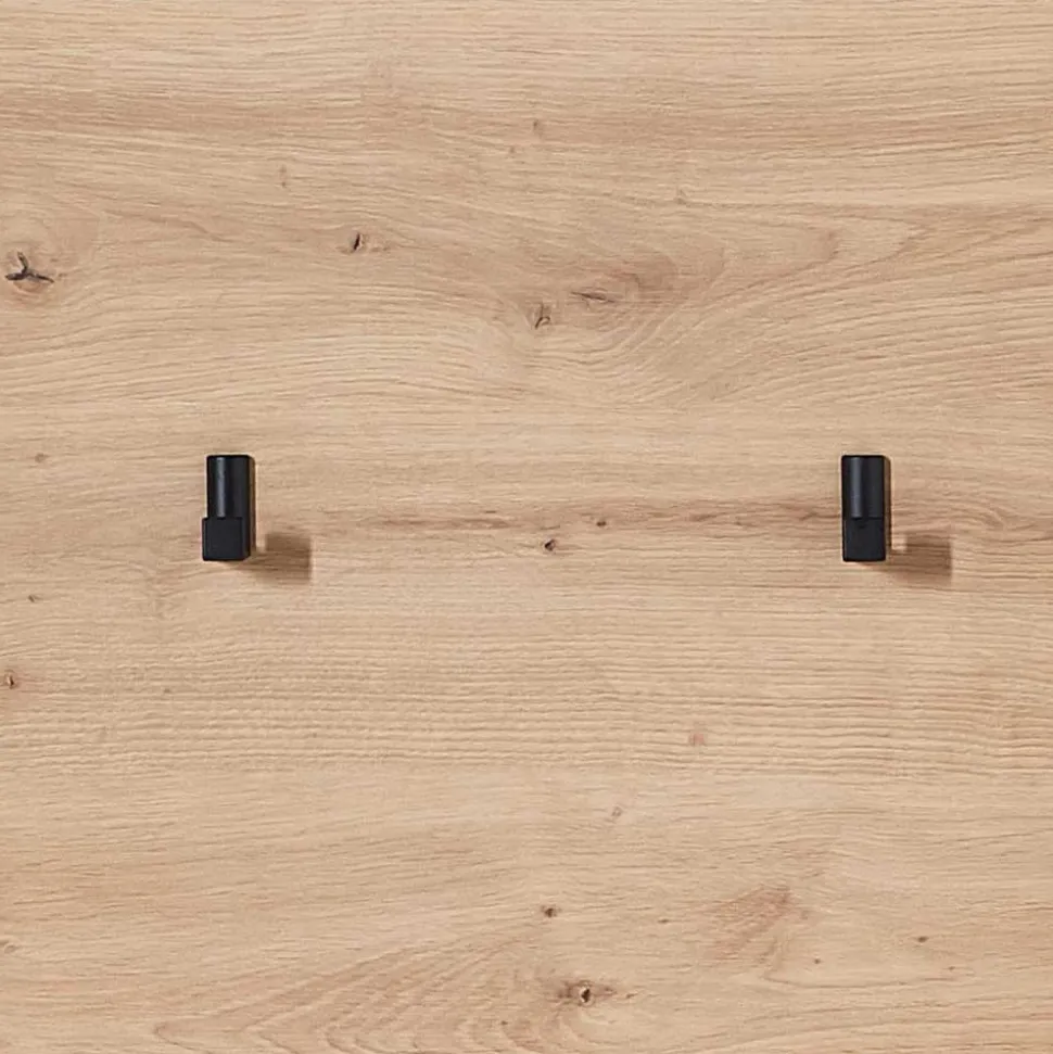 80x118x30 Paneel Garderobe in Wildeiche Optik - Kuetra