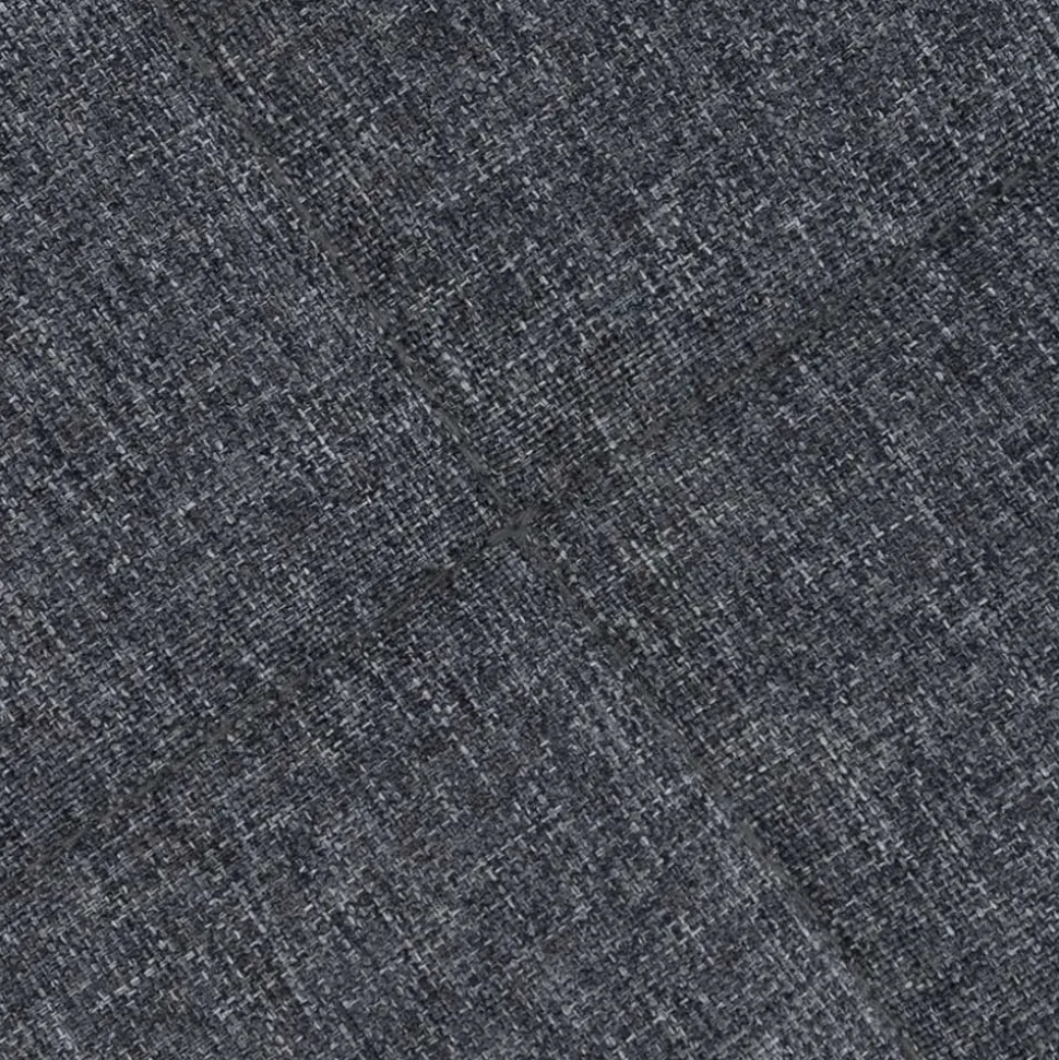 32x47x32 Polsterhocker in Anthrazit Stoff - Zoom