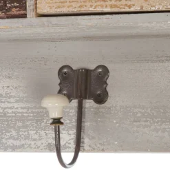 58x69x15 Regal mit 7 Schubladen & 3 Haken - Jaypur