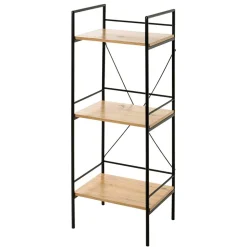 34x96x27 Regal mit drei Böden in Eiche - Cambossa