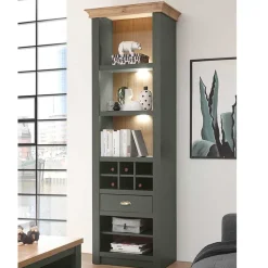 68x207x45 Regal mit Schublade & 11 Fächern - Eylan