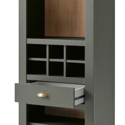 68x207x45 Regal mit Schublade & 11 Fächern - Eylan