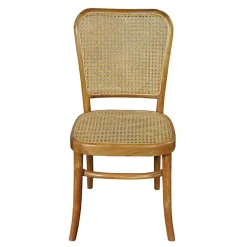 44x93x53 Retrostuhl aus Teakholz - Adne