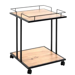 45x60x45 Rollbarer Beistelltisch quadratisch - Jonida