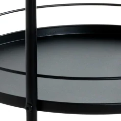 45x75x45 Runder Barwagen aus Metall - Stokes