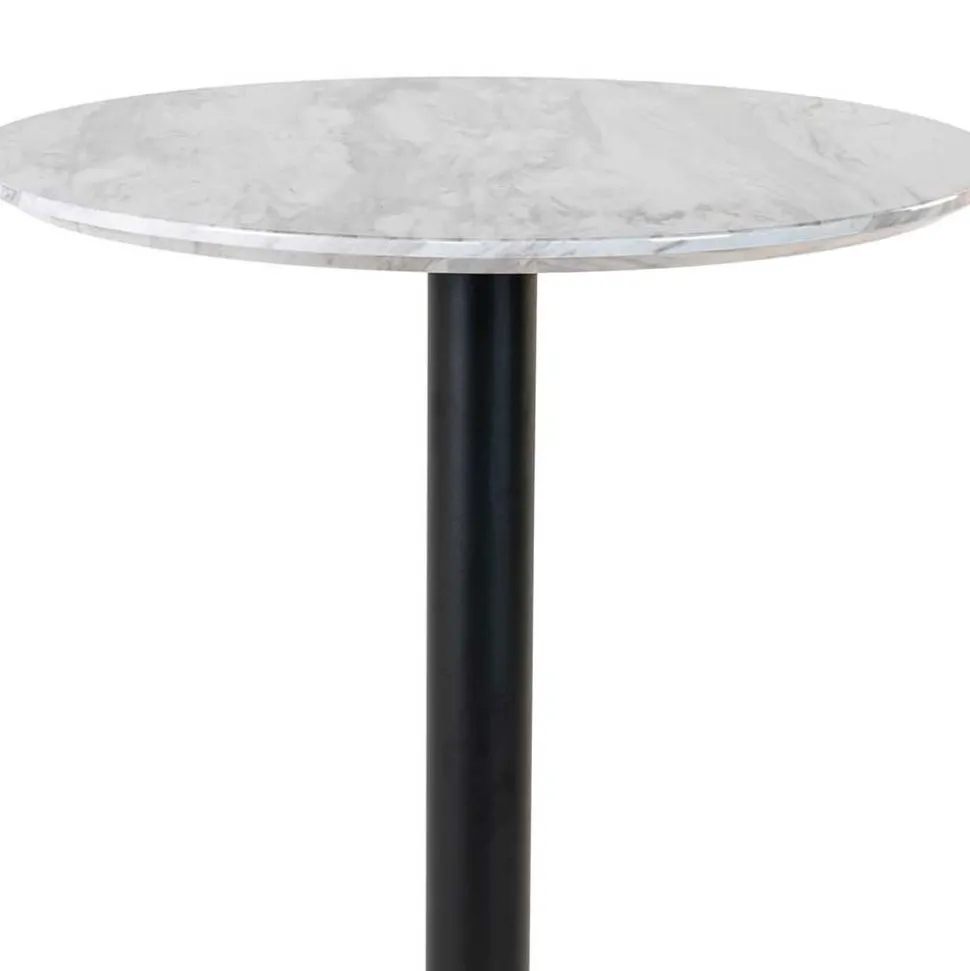 70x105x70 Runder Stehtisch in Marmoroptik - Fredira