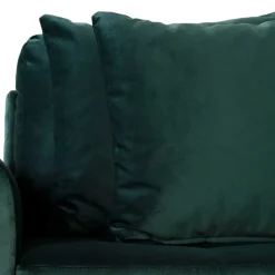 290x76x170 Samt Ecksofa im Skandi Design - Bonisa