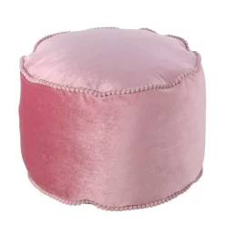 47x32x47 Samt Hocker Pouf in Rosa - Strada