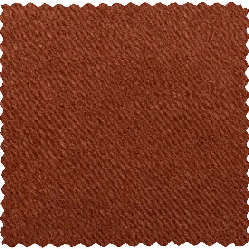 230x83x88 Samt Wohnzimmercouch in Kastanien Braun - Enzing