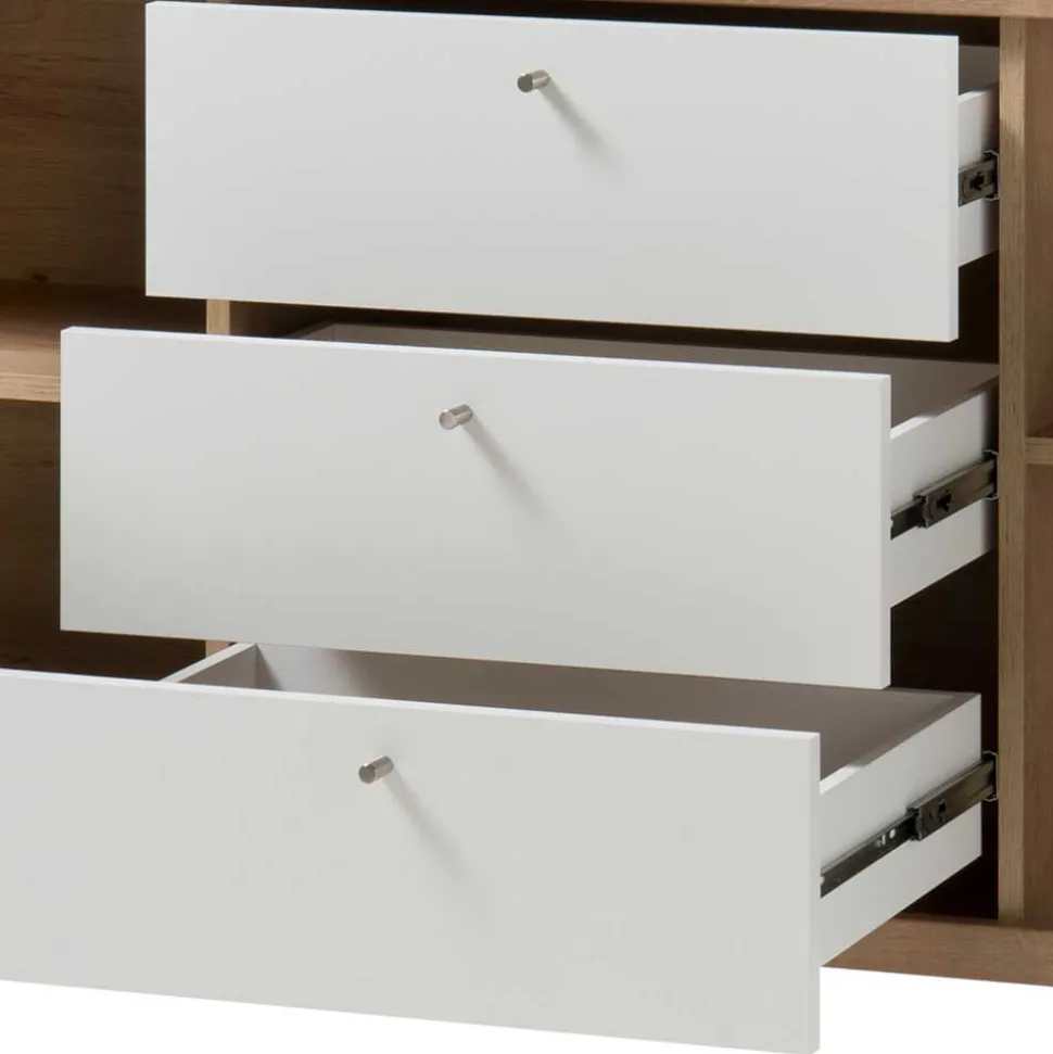 160x83x40 Scandi Anrichte zweifarbig - Cablos