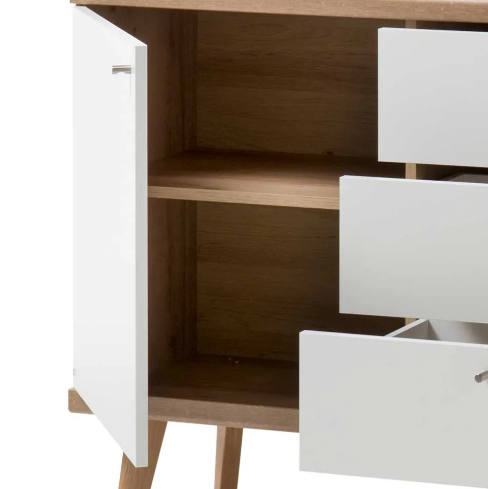 160x83x40 Scandi Anrichte zweifarbig - Cablos