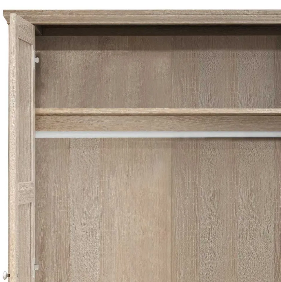 100x180x55 Schlafzimmerschrank mit Schubladen & Türen - Restania