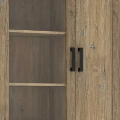 110x200x40 Schrank in Eiche Dunkel - Yoziska